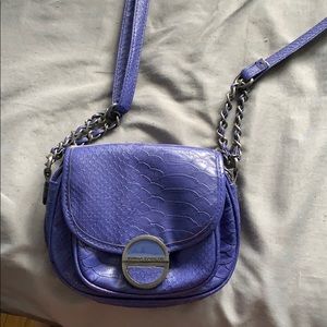 Blue over the shoulder purse